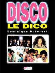 Cover of: Disco, le dico