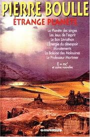 Cover of: Etrange planète by Pierre Boulle
