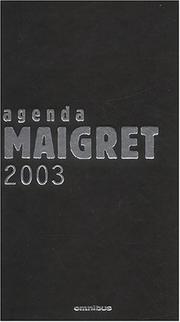 Cover of: Agenda Maigret