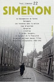 Cover of: Tout Simenon, centenaire tome 22 by Georges Simenon