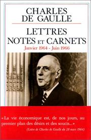 Cover of: Lettres, notes et carnets by Charles de Gaulle, Charles de Gaulle