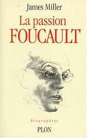 Cover of: La passion Foucault