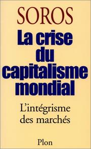 Cover of: La crise du capitalisme mondial