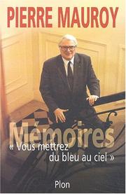 Cover of: Mémoires by Pierre Mauroy