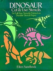 Cover of: Dinosaur Cut & Use Stencils