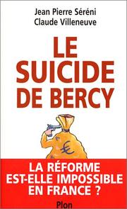 Cover of: Le Suicide de Bercy by Jean-Pierre Séreni, Claude Villeneuve