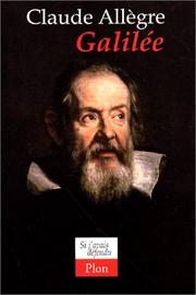 Cover of: Galilée by Claude J. Allègre