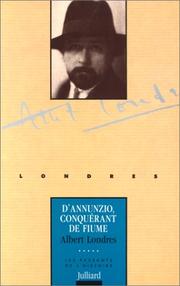 Cover of: D'Annunzio, conquérant de Fiume