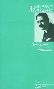 Cover of: Servitude humaine