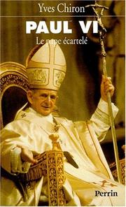 Cover of: Paul VI