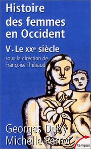 Cover of: Histoire des femmes en Occident, tome 5 by Georges Duby, Michelle Perrot, François Thébaud