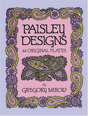 Cover of: Paisley designs by Gregory Mirow