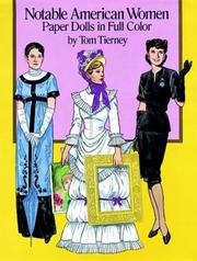 Cover of: Notable American Women Paper Dolls in Full Color