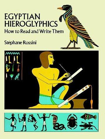 Egyptian hieroglyphics by S. Rossini