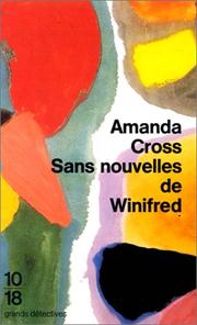 Cover of: Sans nouvelles de Winifred by Amanda Cross, R.M. Vassallo-Villaneau