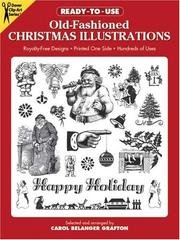 Cover of: Ready-to-Use Old-Fashioned Christmas Illustrations (Clip Art)