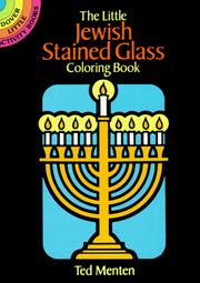 Cover of: The Little Jewish Stained Glass Coloring Book
