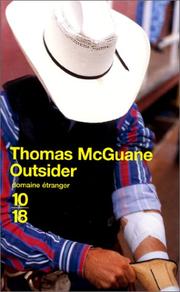 Cover of: Outsider by Thomas McGuane
