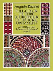 Cover of: Full-color picture sourcebook of historic ornament by Auguste Racinet