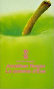 Cover of: La Pomme d'Eve by Jonathan Rosen - undifferentiated