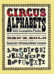 Cover of: Circus alphabets by selected and arranged by Dan X. Solo from the Solotype Typographers catalog.