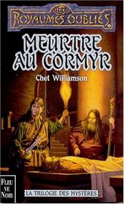 Cover of: Meurtre au Cormyr