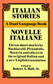 Cover of: Italian stories =: novelle italiane