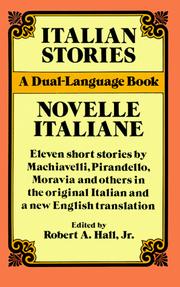 Cover of: Italian Stories (Dual-Language) (Dual-Language Book) by Robert A. Hall