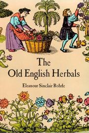 Cover of: The Old English Herbals by Eleanour Sinclair Rohde