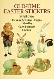 Cover of: Old-Time Easter Stickers: 27 Full-Color Pressure-Sensitive Designs