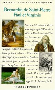 Cover of: Paul Et Virginie by Bernardin de Saint-Pierre