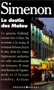 Le destin des Malou by Georges Simenon