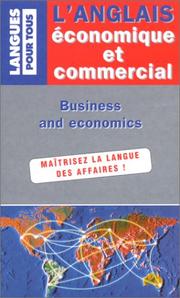 Cover of: L'Anglais économique et commercial en vingt dossiers