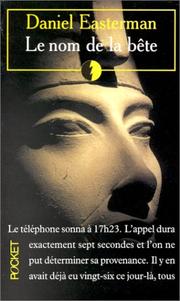 Cover of: Le Nom de la bête