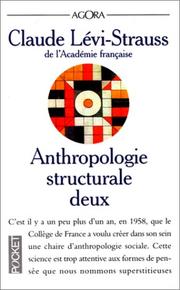Cover of: Anthropologie structurale deux