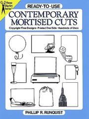 Cover of: Ready-to-Use Contemporary Mortised Cuts | Philip R. Runquist