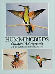 Cover of: Hummingbirds by Greenewalt, Crawford H.