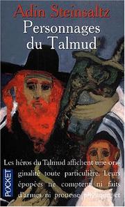Cover of: Personnages du Talmud by Adin Steinsaltz