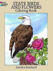 Cover of: State Birds and Flowers Coloring Book by Annika Bernhard