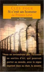 Cover of: Si c'est un homme  by Primo Levi