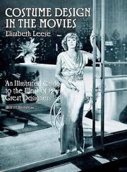 Cover of: Costume design in the movies by Elizabeth Leese