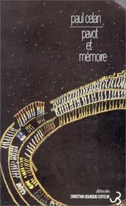 Pavot et mémoire by Paul Celan