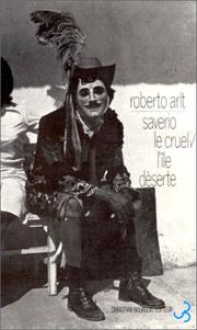 Cover of: Saverio le cruel by Roberto Arlt