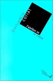 Cover of: L'atelier et le robot