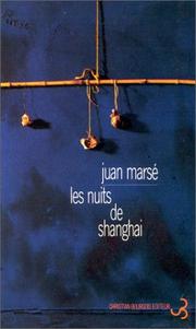 Cover of: Les nuits de Shanghai