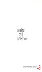 Cover of: Baal Babylone by Arrabal