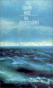 Cover of: Les innommables