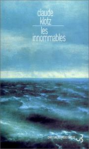 Cover of: Les innommables by Patrick Cauvin