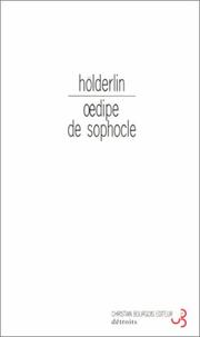 Cover of: Oedipe le tyran de Sophocle