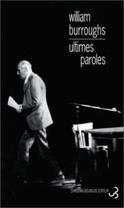 Cover of: Ultimes Paroles